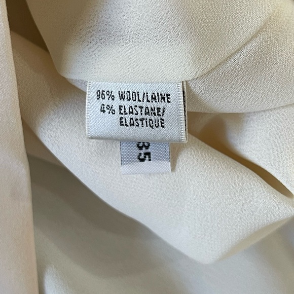 Lafayette 148 New York Ivory wool dress pants - Picture 9 of 16